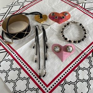 Mix & Match these 7 pieces of Black/Gold/Silver Jewelry!